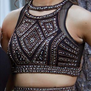 Size 2 Faviana S7706 Rocker Chic prom dress